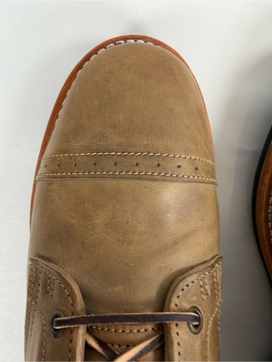 Truman Boot Company Men’s British Tan Grizzly Cap Toe Size 11.5 D 79 Last USA main image 15